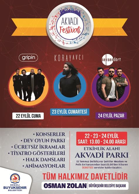 Denizli çal festivali 2017